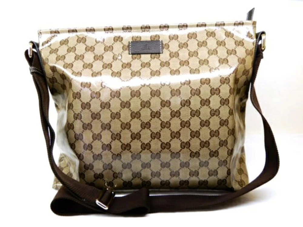 Gucci bag Hobo crystal GG canvas calfskin